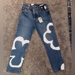 NWT Levi’s 501 Jean “Paint by Number”